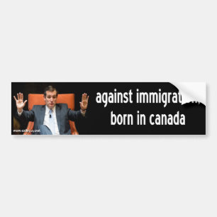 Autocollant De Voiture fanez le cruz - contre l'immigration