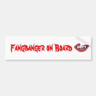 Autocollant De Voiture Fangbanger à bord
