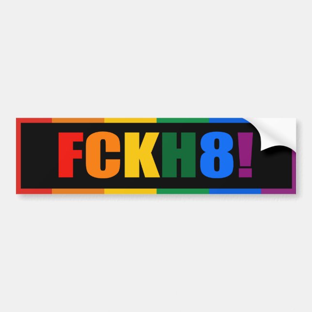 Autocollant De Voiture FCKH8 - .png (Devant)