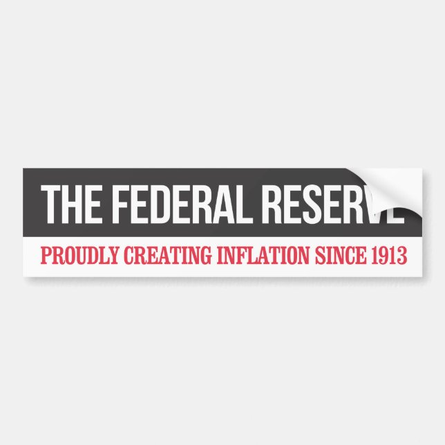 Autocollant De Voiture Federal Reserve (Devant)