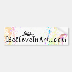Autocollant De Voiture Fée d'art : IBelieveInArt.com promotionnel