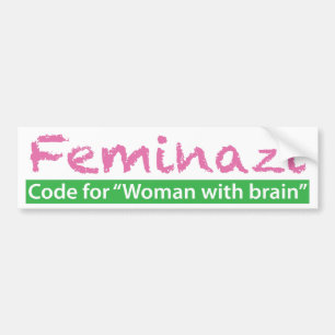 Autocollant De Voiture Feminazi