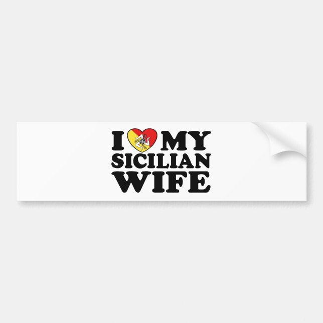 Autocollant De Voiture Femme sicilienne (Devant)