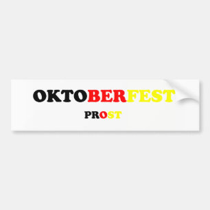 Autocollant De Voiture Fest Prost d'Oktober