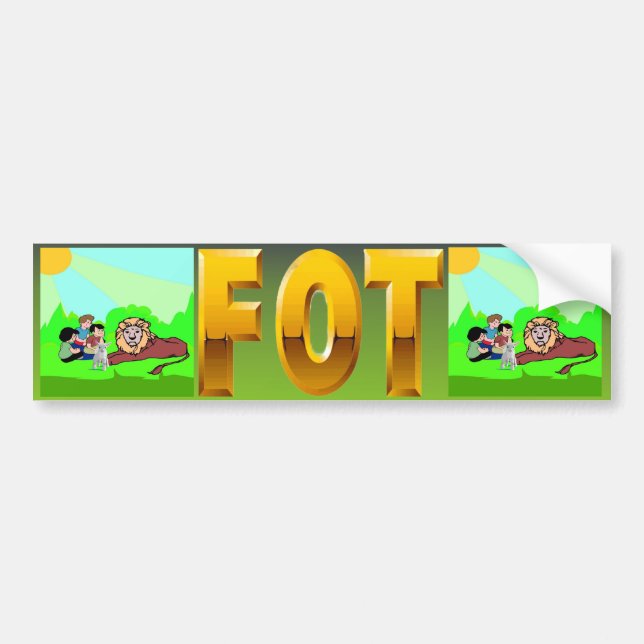 Autocollant De Voiture Festin d'adhésif pour pare-chocs de tabernacles (Devant)