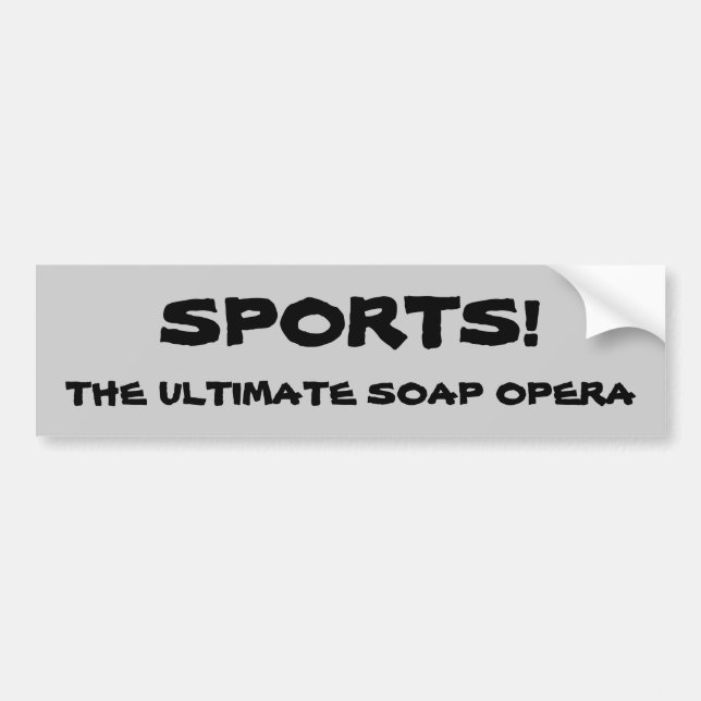 Autocollant De Voiture Feuilleton de sports (Devant)