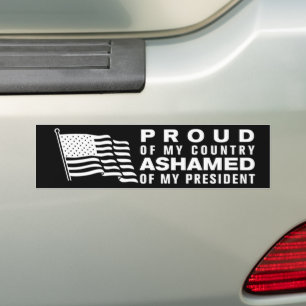 Autocollant De Voiture Fier De Mon Pays Honteux De Mon Président