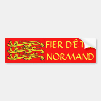 Autocollant De Voiture Fier d'être normand