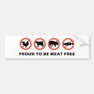 Autocollant De Voiture Fier d'être viande libérez l'adhésif pour