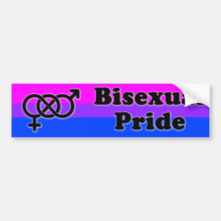 Autocollant De Voiture Fierté bisexuelle