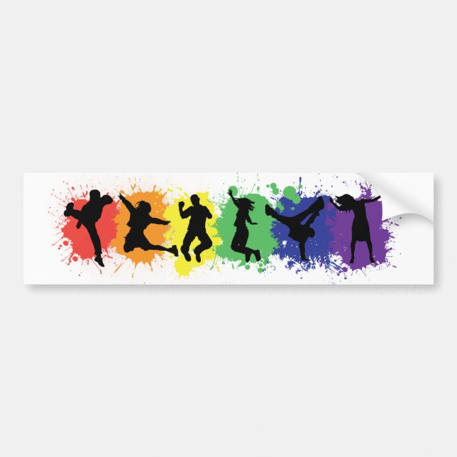Autocollant De Voiture Fierté gaie et lesbienne Bumpersticker (Devant)