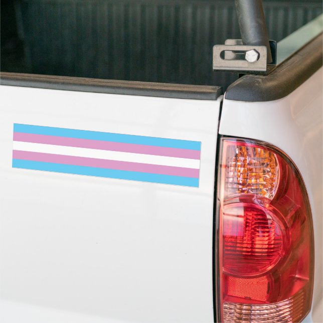 Autocollant De Voiture Fierté trans (Sur camion)