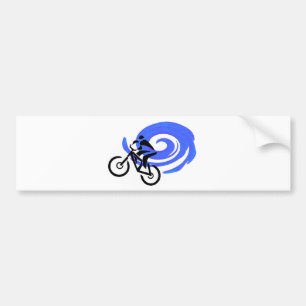 AUTOCOLLANT DE VOITURE FIL DE VÉLO DE MONTAGNE
