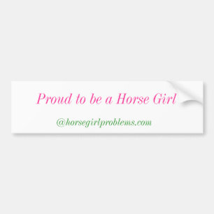 Autocollant De Voiture Fille de cheval