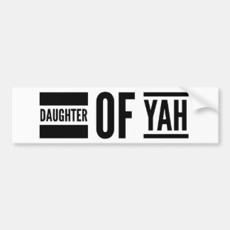 Autocollant De Voiture Fille de Yah Racines hébraïques Messianique
