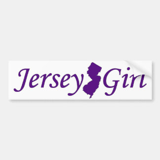 Autocollant De Voiture Fille du Jersey