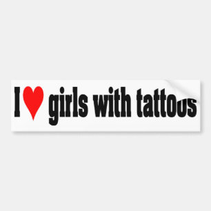 Autocollant De Voiture Filles avec des tatouages