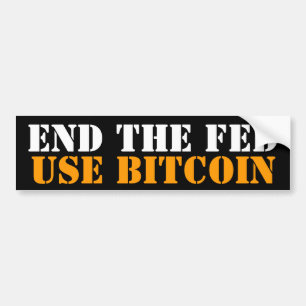 Autocollant De Voiture FINISSEZ la liberté ALIMENTÉE de Bitcoin Litecoi