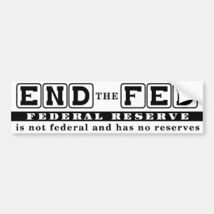 Autocollant De Voiture Finissez le Fed