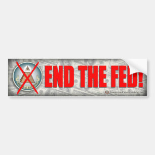 Autocollant De Voiture Finissez le Fed Bumpersticker