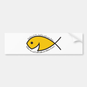 Autocollant De Voiture Fisher des hommes - 4h19 de Matthew