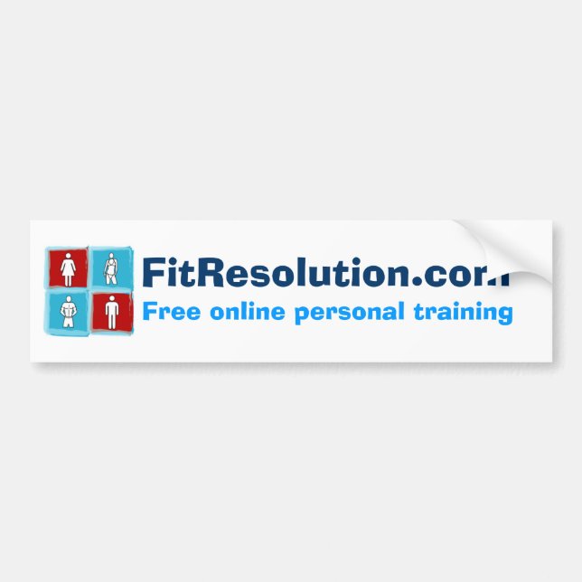 Autocollant De Voiture FitResolution - adhésif pour pare-chocs ! (Devant)