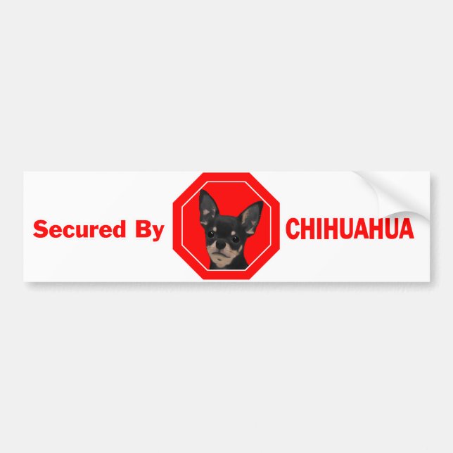 Autocollant De Voiture Fixé par le chiwawa (Devant)