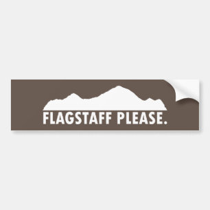 Autocollant De Voiture Flagstaff Arizona S'il vous plaît