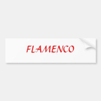 AUTOCOLLANT DE VOITURE FLAMENCO