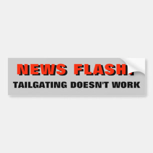 Autocollant De Voiture Flash d'informations : Le non-respect des