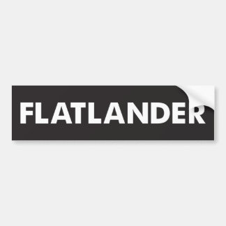 Autocollant De Voiture Flatlander