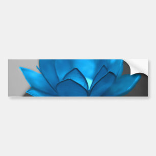 Autocollant De Voiture Fleur de Lotus bleu