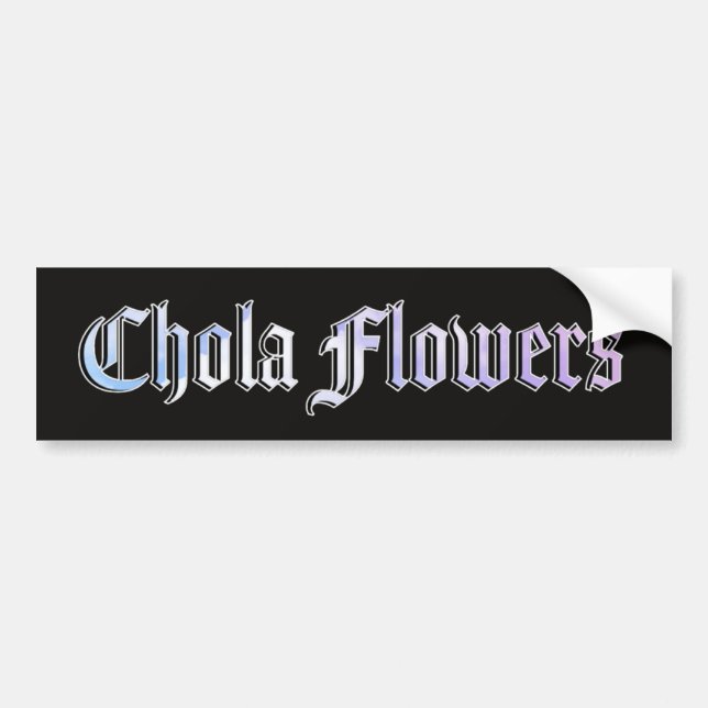Autocollant De Voiture Fleurs Chola | Auto-collants pour voiture (Devant)