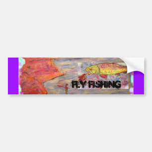 Autocollant De Voiture fly fishing
