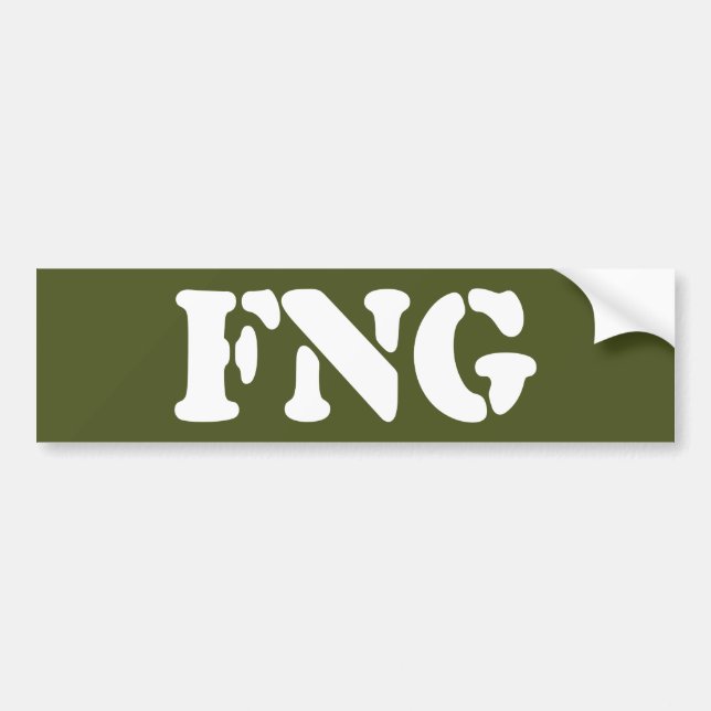 AUTOCOLLANT DE VOITURE FNG (Devant)