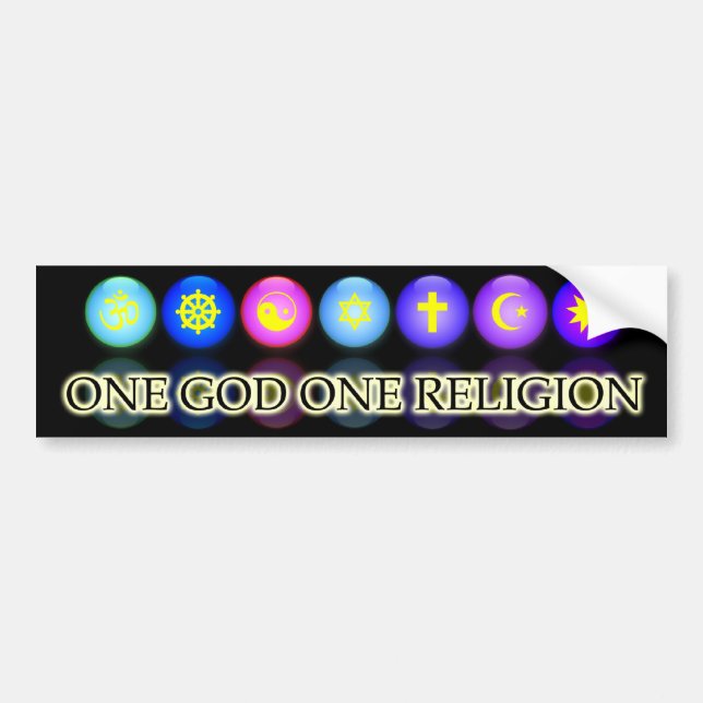 Autocollant De Voiture Foi Bumpersticker de Baha'i (Devant)