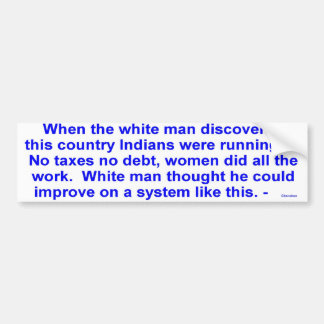 Autocollant De Voiture fonctionnement d'Indiens