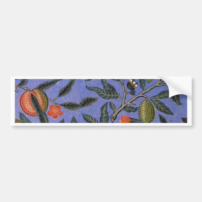 Autocollant De Voiture Fond d'écran de la grenade William Morris (Devant)