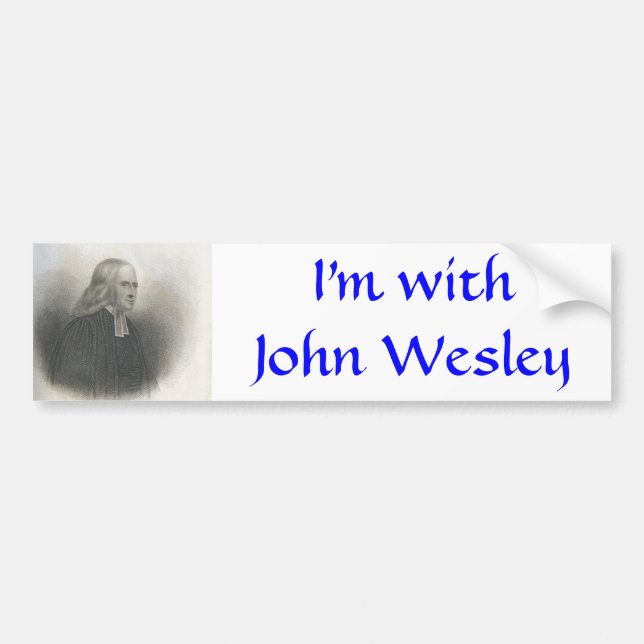 Autocollant De Voiture Fondateur de méthodiste de John Wesley (Devant)
