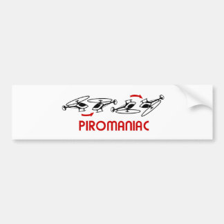 Autocollant De Voiture Fou de Piro