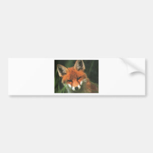 Autocollant De Voiture Fox rouge