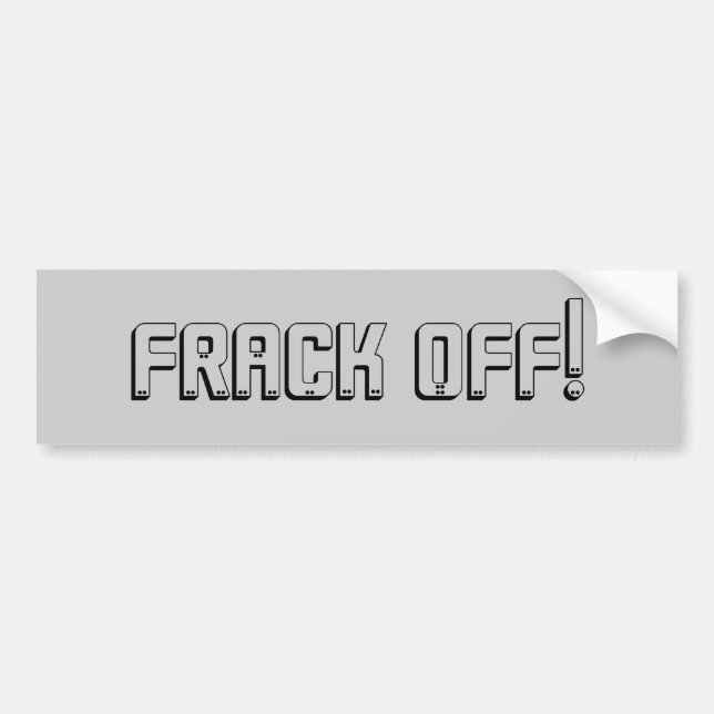Autocollant De Voiture Frack ! (Devant)