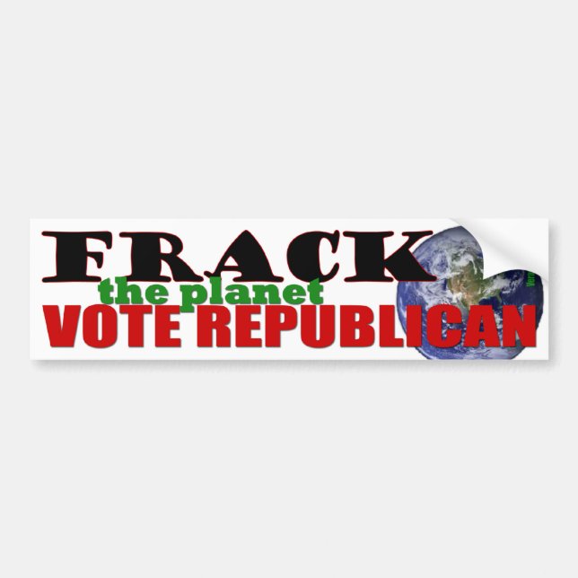 Autocollant De Voiture Frack la planète (Devant)