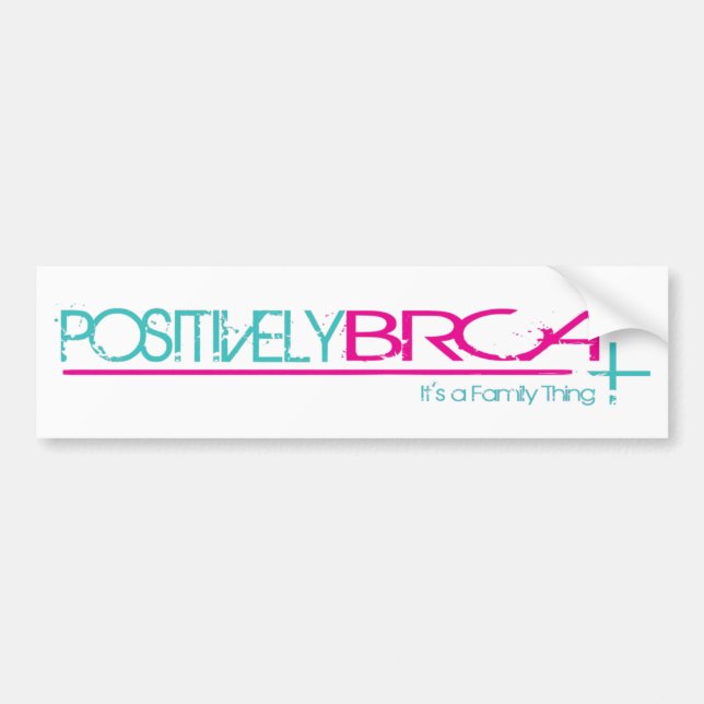 Autocollant De Voiture Franchement adhésif pour pare-chocs de BRCA (Devant)