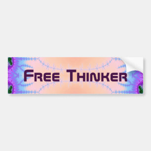 Autocollant De Voiture Free Thinker 9