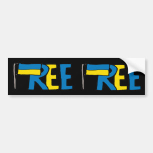 Autocollant De Voiture Free Ukraine