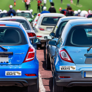 Autocollant De Voiture Frein pour les Brats drôle dire Wisconsin brat org