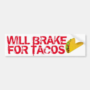 Autocollant De Voiture Freinera Pour Le Plaisir Tacos