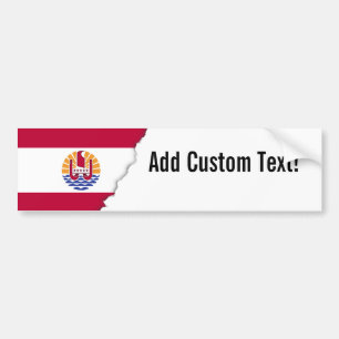 Autocollant De Voiture French Polenysia flag