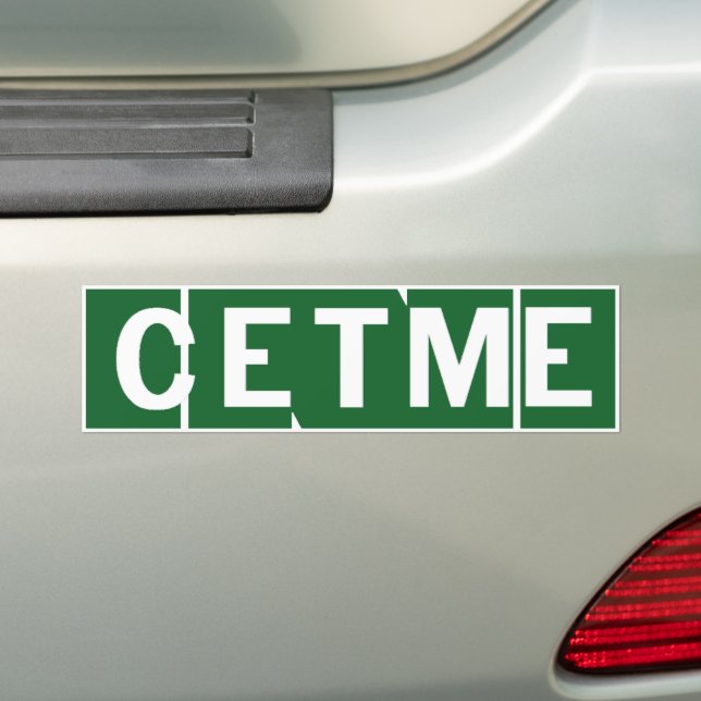 AUTOCOLLANT DE VOITURE FRIFLE CETME (En voiture)